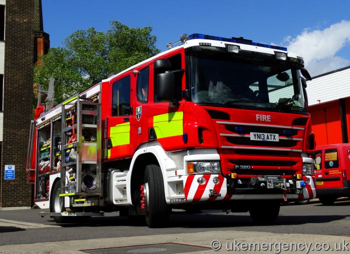 YN13 ATX South Yorkshire Fire And Rescue Service Scania P320 / JDC ...
