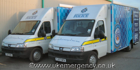 YJ57 NRX, YJ57 NPX West Yorkshire Police Peugeot Boxer YJ57 NRX, YJ57 NPX West Yorkshire Police Peugeot Boxer