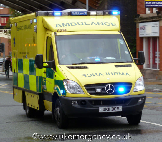 DK11 DCV A North Western Ambulance Service Mercedes Sprinter … | UK ...
