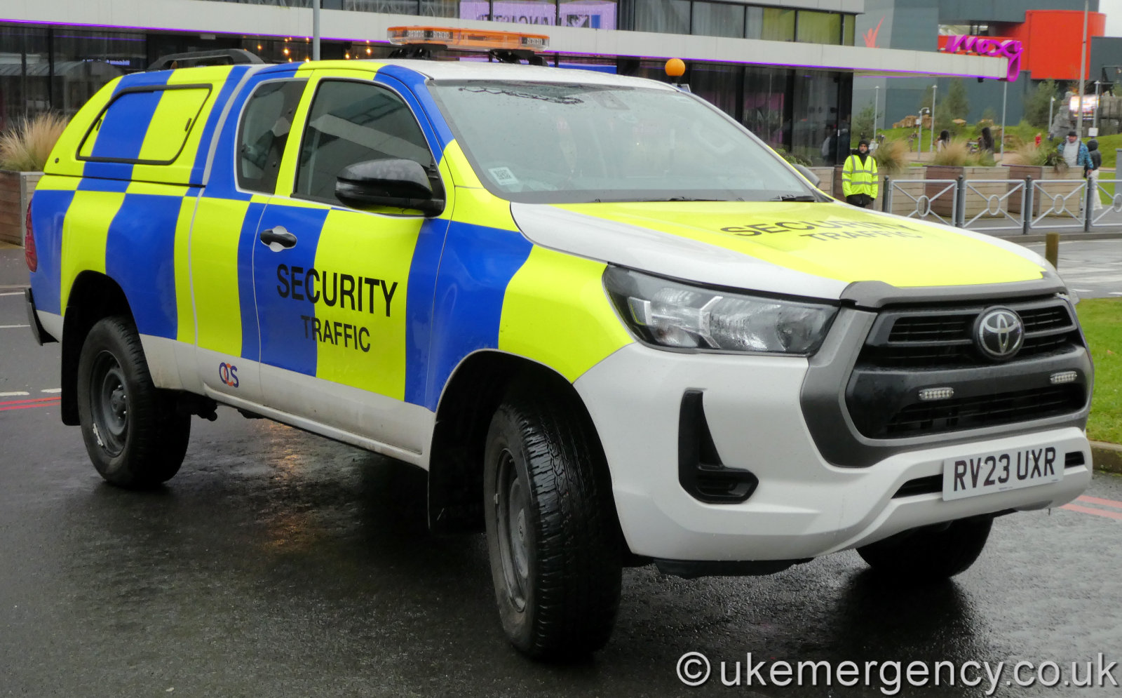 RV23 UXR Birmingham NEC Security Toyota Hilux UK Emergency Vehicles