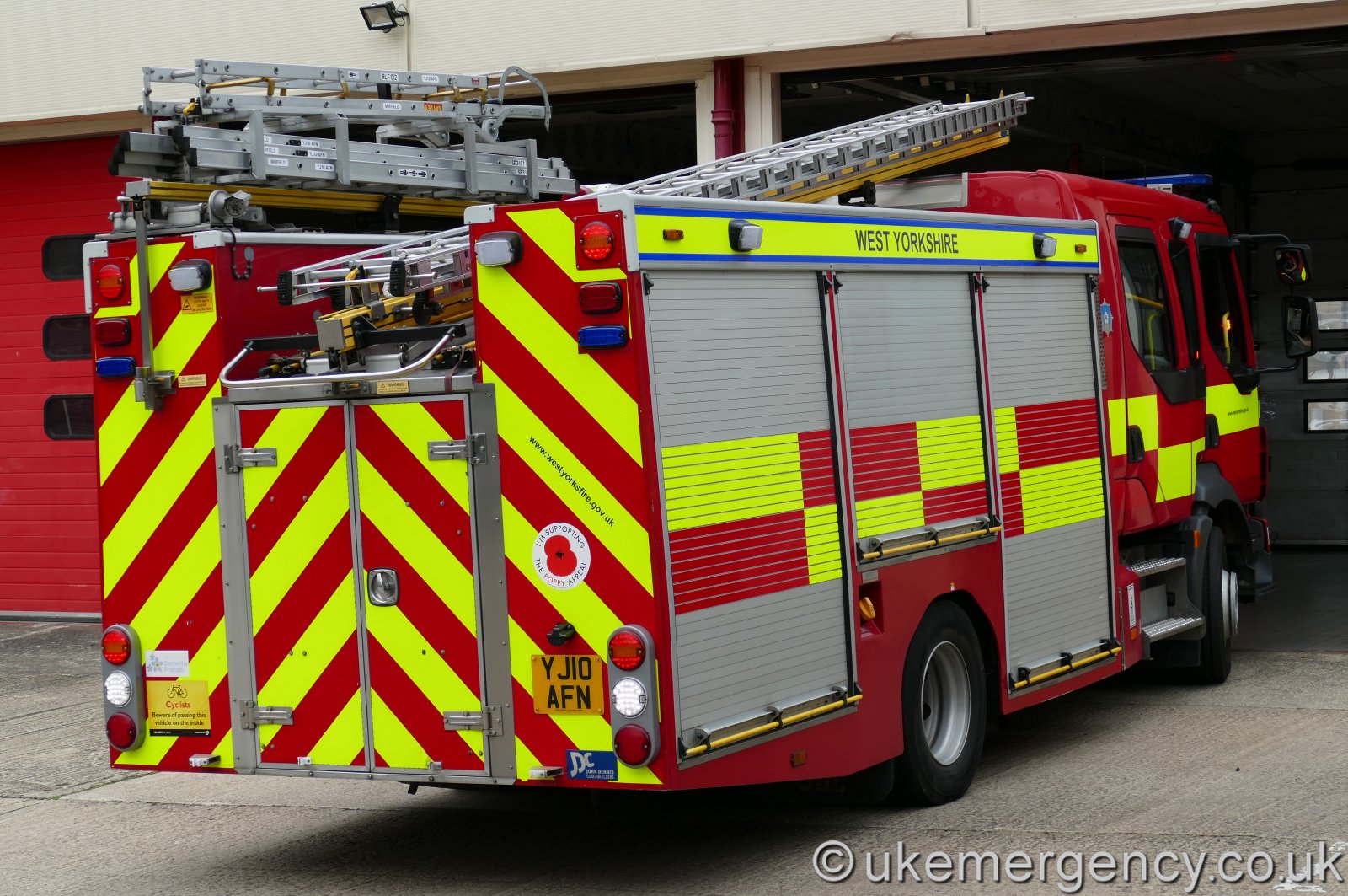 YJ10 AFN West Yorkshire Fire and Rescue Service Volvo / JDC | UK ...
